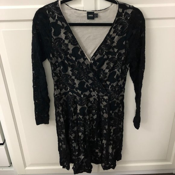 ASOS Black Lace Dress - Picture 5 of 6